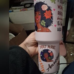 Floral Graphic Tumbler